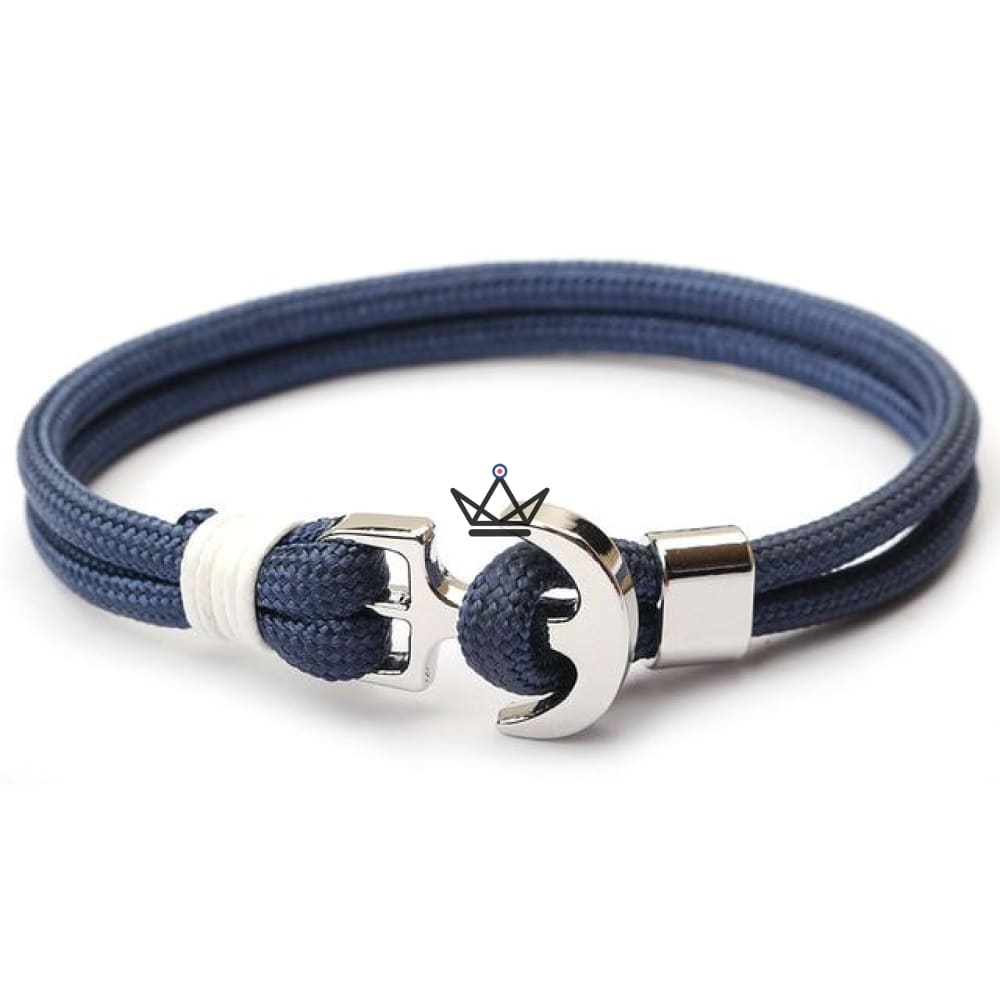 Neptun-Armband – Anker versilbert & Tau – 19 Farben – Ansicht 10