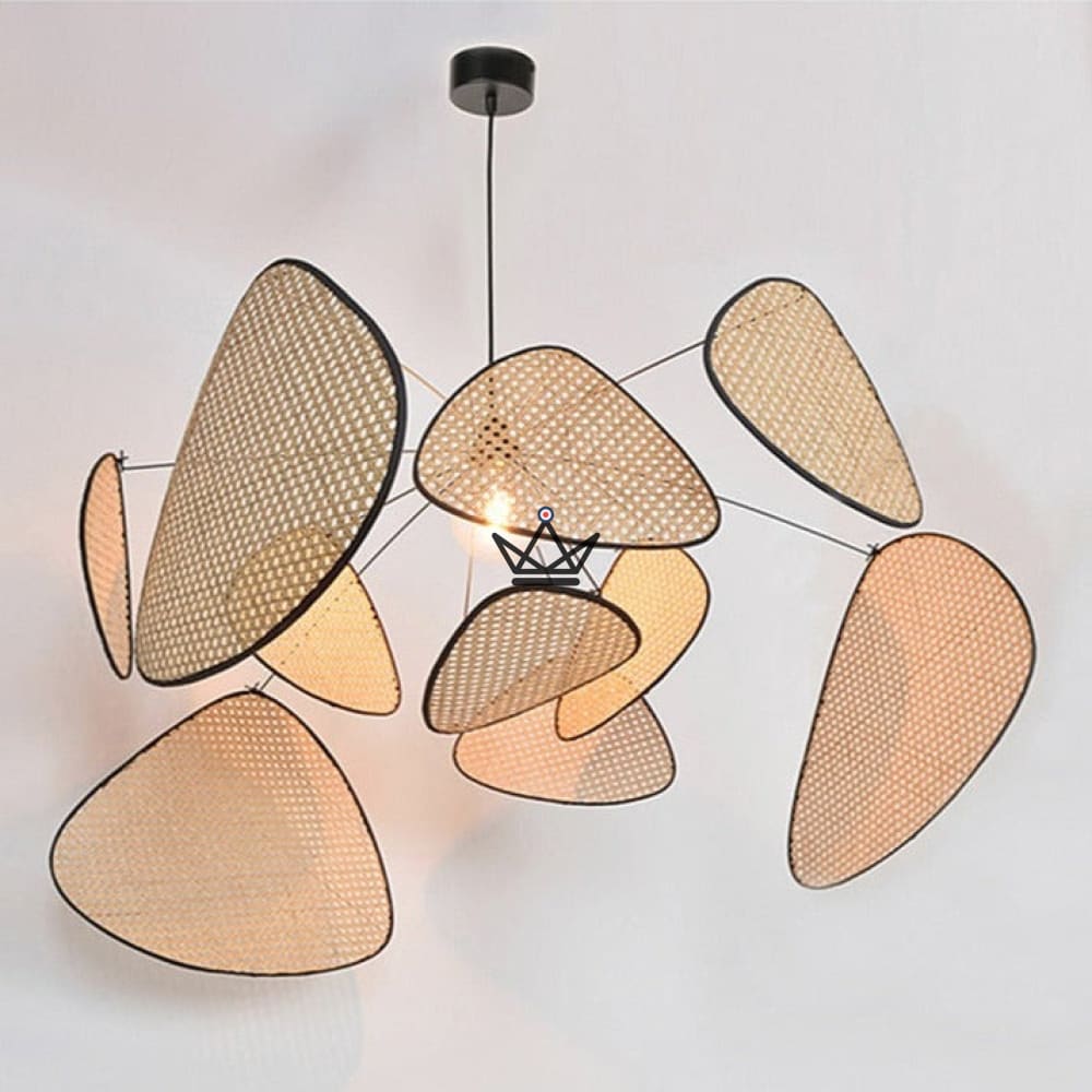 Chandelier suspension Lighting - Screen Rattan — view 15