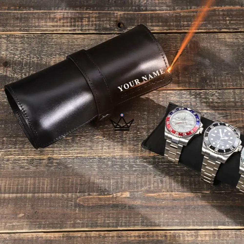 Anpassbares Reiseetui für automatische Lederuhr – Voyageur ChronoGuard – Ansicht 2