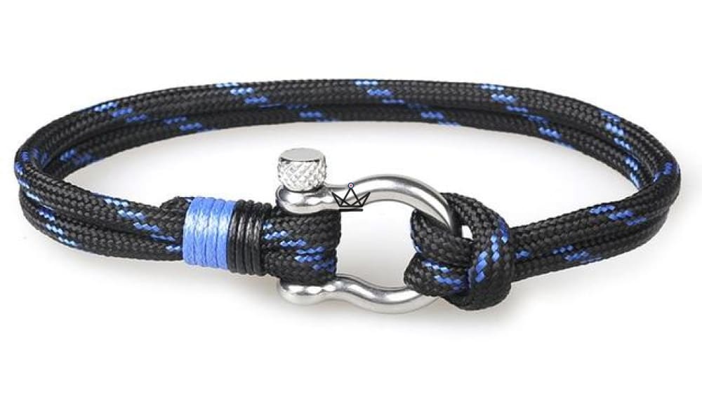 Armband HADOCK – Ankerkette versilbert & Seil – 11 Farben – Ansicht 11