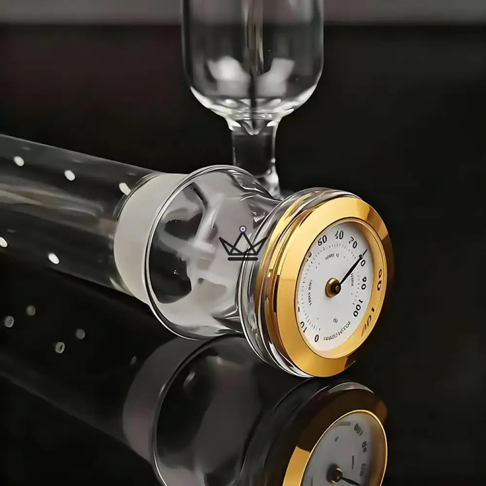 Infusio Flûtae — Zigarren-Infuser in Flötenform, integrierter Hygrometer | Gold & Silber – Ansicht 11