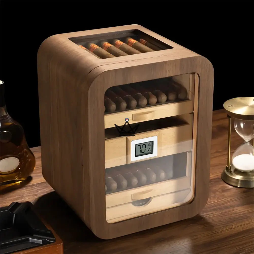 Humidor EAMES Edition: 110 cigarros, cedro, higrómetro | Clásico y visionario
