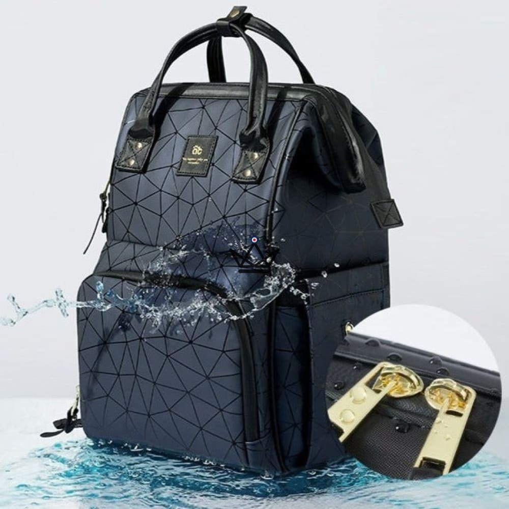 Umstandsrucksack / Wickeltasche - GEOMETRIX – Ansicht 6