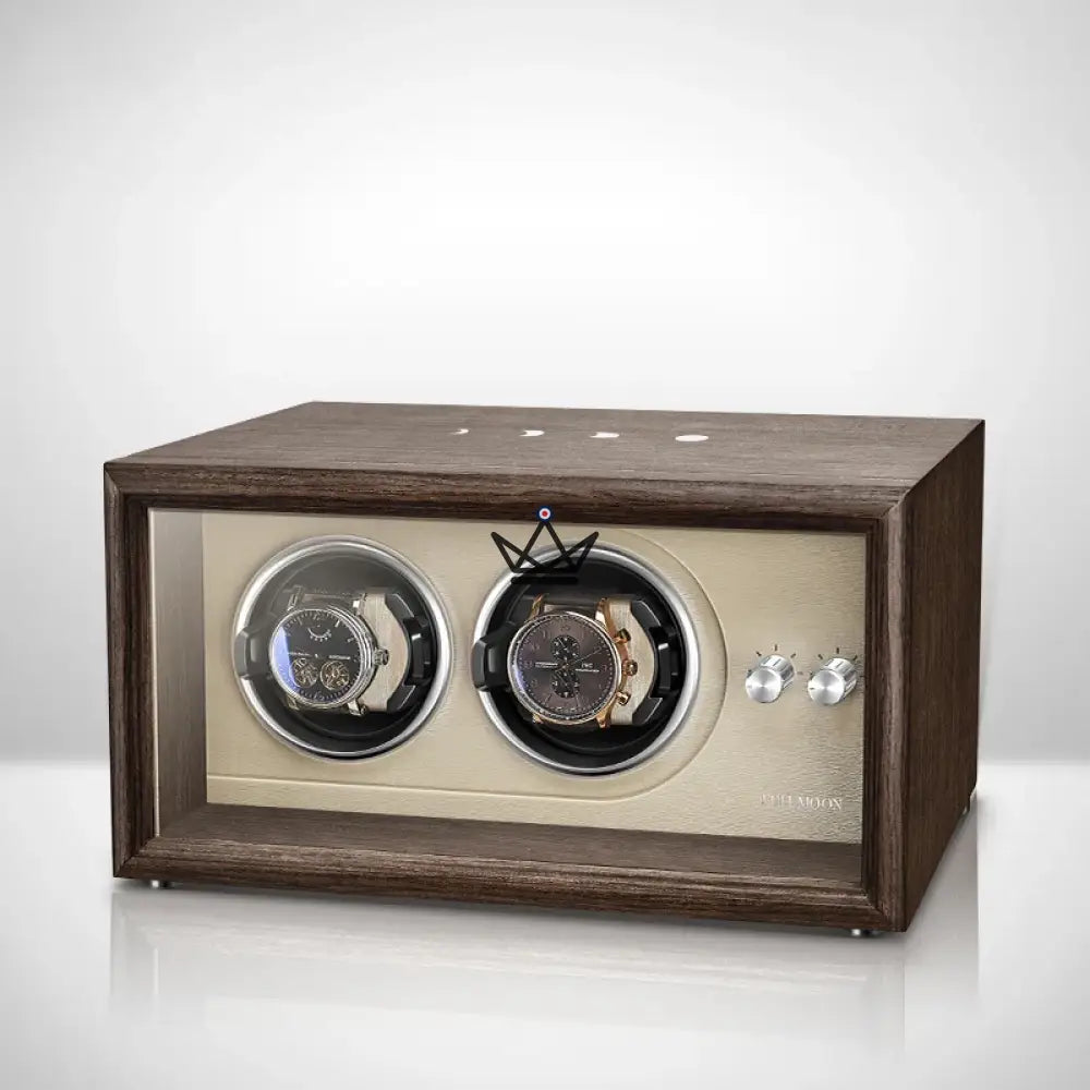 enrollador automático de reloj FULL MOON — Fases lunares, LED, antimagnético, 2 o 4 relojes enrollador automático de reloj FULL MOON — Fases lunares, LED, antimagnético, 2 o 4 relojes