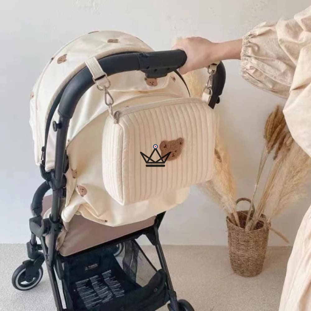 Maternity / changing bag for stroller - OUATS — Bear cub / Small size