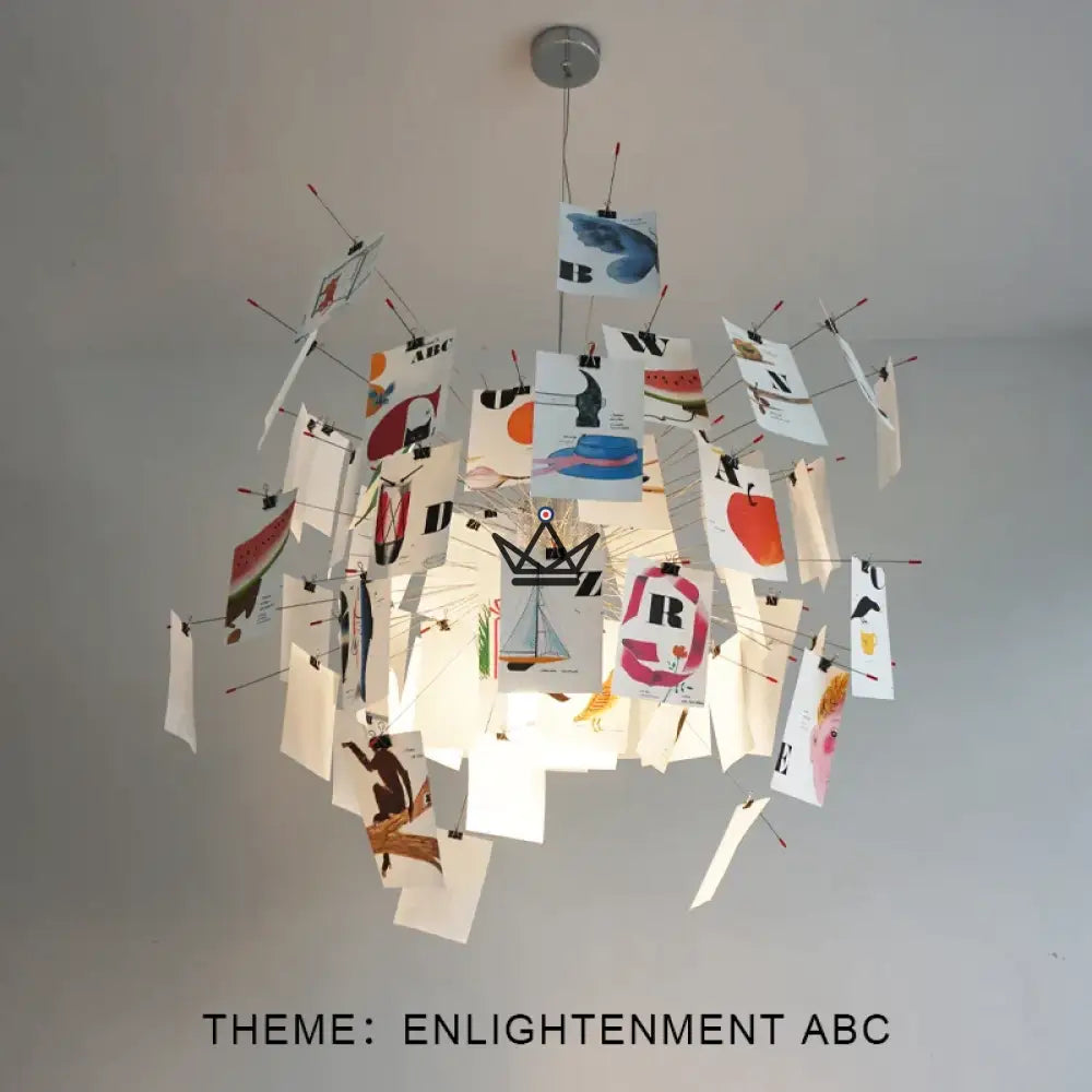 Chandelier suspension Lighting - Zettel Style Memosphere — view 22