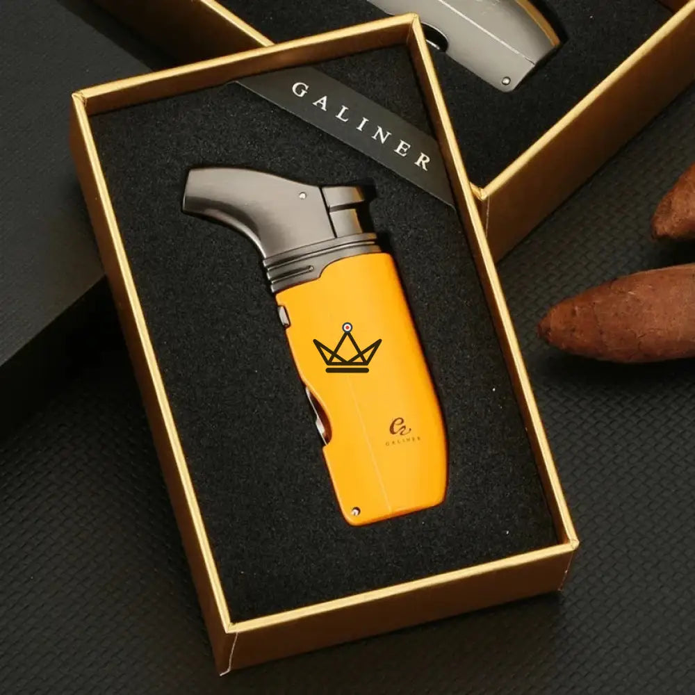 NEEDLE Torch Lighter - Torches, 7mm Punch + Cigar Needle | Silver or Yellow — view 5