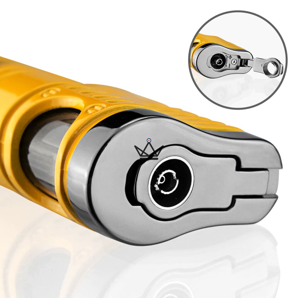 Zigarrenanzünder & -schneider-Set REDFIRE NEWPUNCH – 4 Flammen, Bohrer & Guillotine 24 mm | Sammlerbox – Ansicht 15