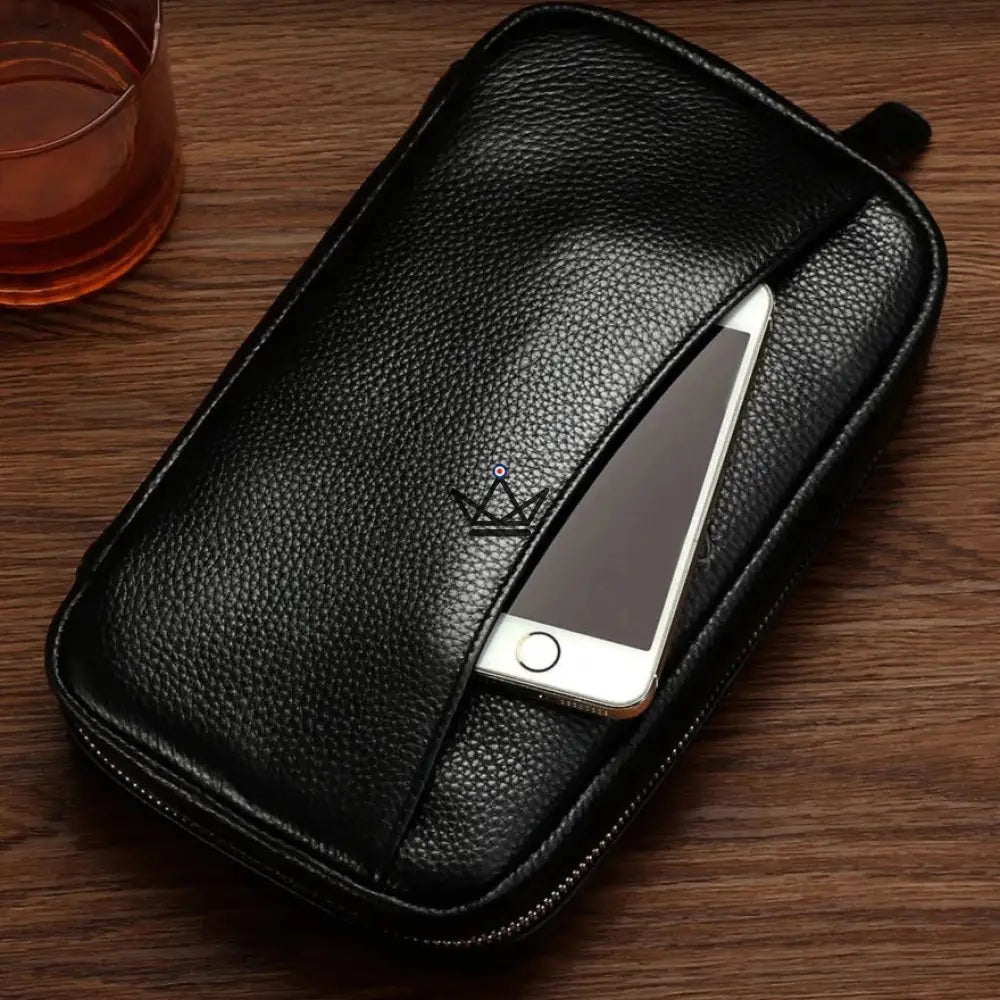 Humidor de viaje de cuero - Estilo del espectro - vista 4