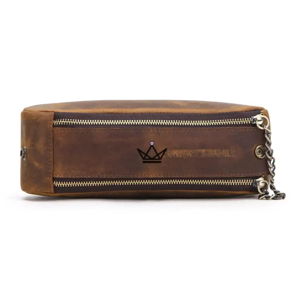 Personalizable Leather Pouch - Pencils & pens - VOYAGEUR Sketch — view 8
