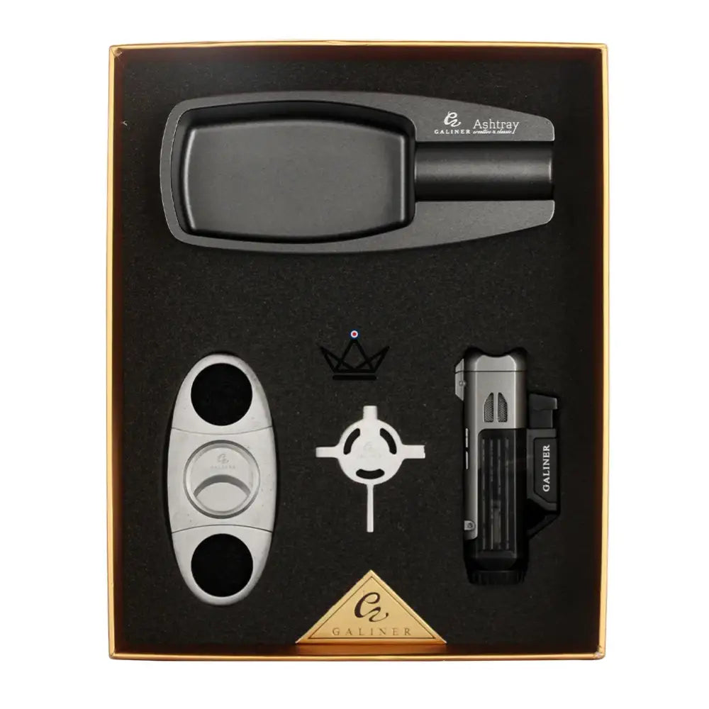 Pack Cigare ALISTAIR — Briquet Torche + Cendrier + Coupe-Cigare | Vert · Noir · Jaune — image 13