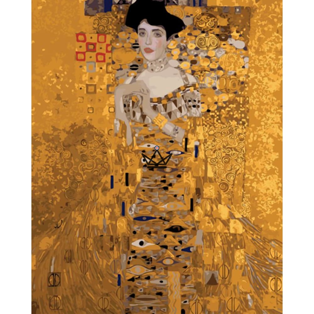 🎨 Painting by numbers - MaestroColor (Munch, Vincent van Gogh, Klimt) — The Woman in Gold / 20x30cm