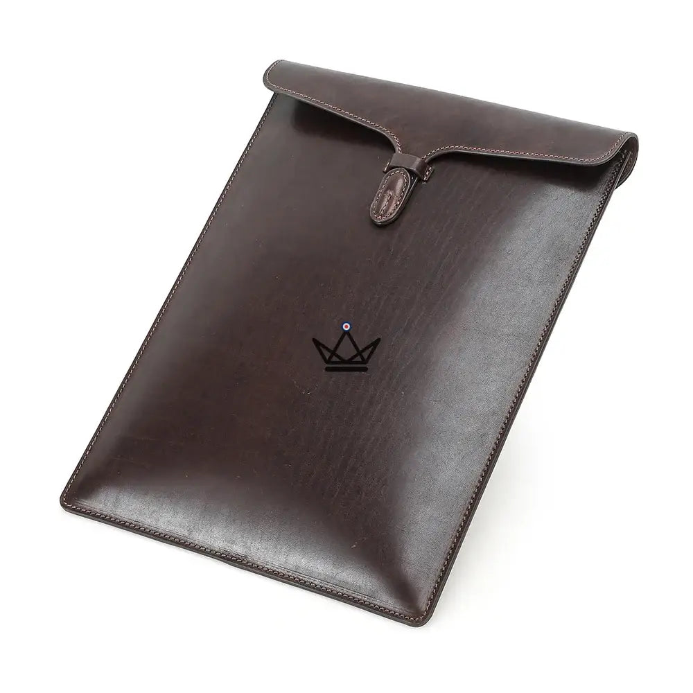 Personalisierbare MacBook Ledertasche 13" bis 15" - Voyageur CONSULAT – Ansicht 10