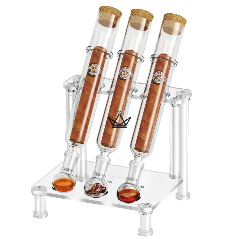 Zigarreninfuser 3 Tuben INFUSIO ALCHIMÍA — Borosilikatglas, austauschbare Fläschchen – Ansicht 6