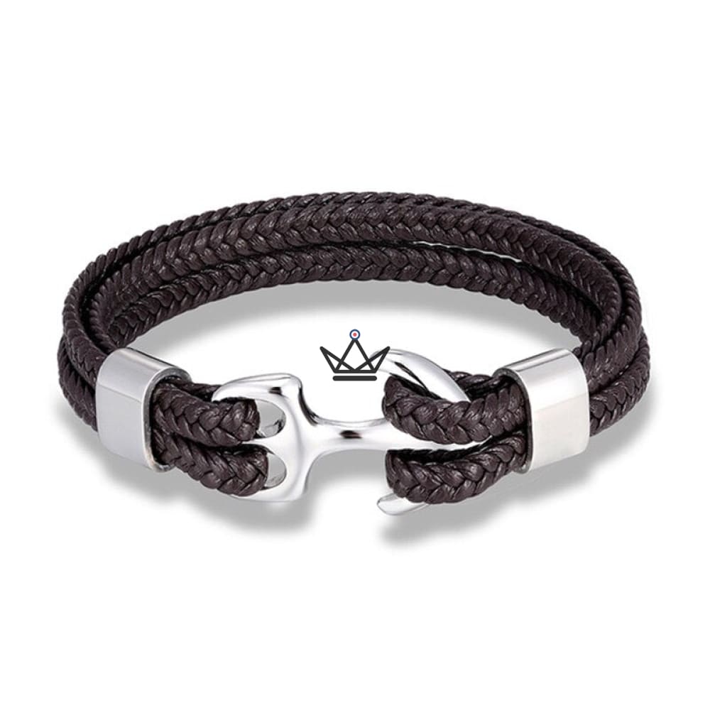 Neptune Twins Bracelet - Double Rope Anchor - 3 Finishes 3 Sizes — view 13