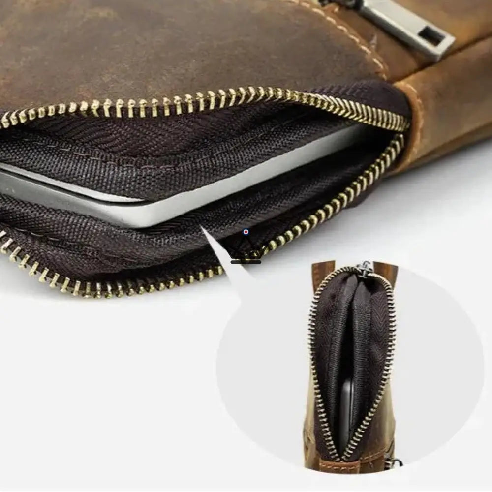 Anpassbare Arbeitstasche aus Leder – Voyageur Edison – Ansicht 5