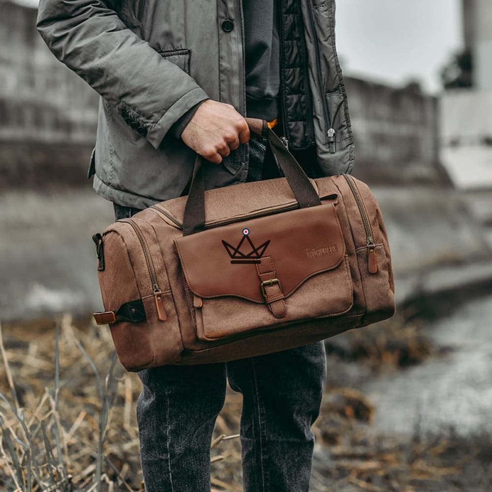 Bolso de viaje vintage - Jordania — Café