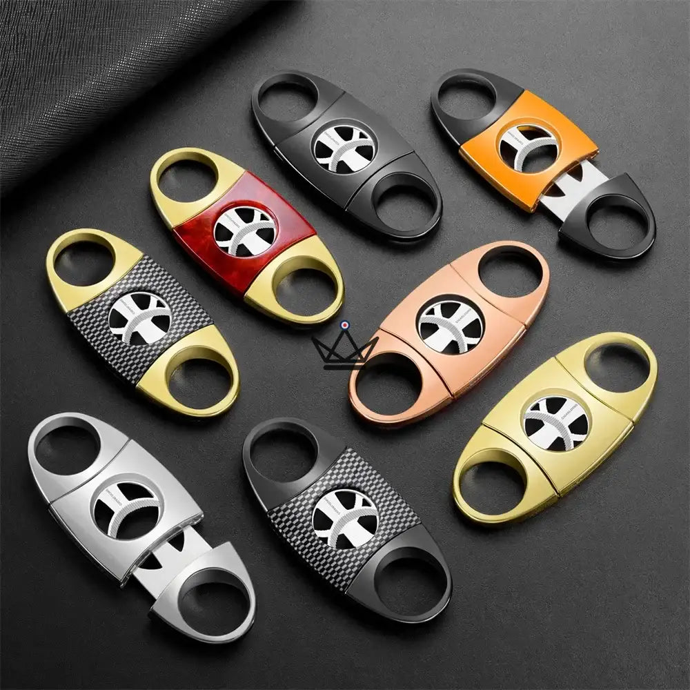 Apex Linea Cortapuros — Guillotina Circular de Doble Hoja, Acero Inoxidable y ABS, Ø 23 mm, 8 Acabados a Elegir Apex Linea Cortapuros — Guillotina Circular de Doble Hoja, Acero Inoxidable y ABS, Ø 23 mm, 8 Acabados a Elegir