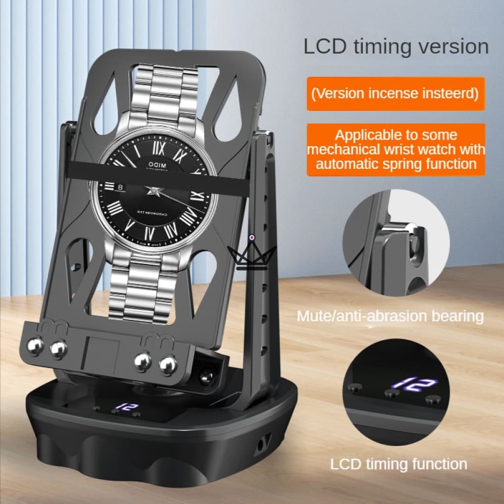 POWERWRIST Automatic Watch Winder — Rotating Balance, LCD, 15-Day Battery — view 7