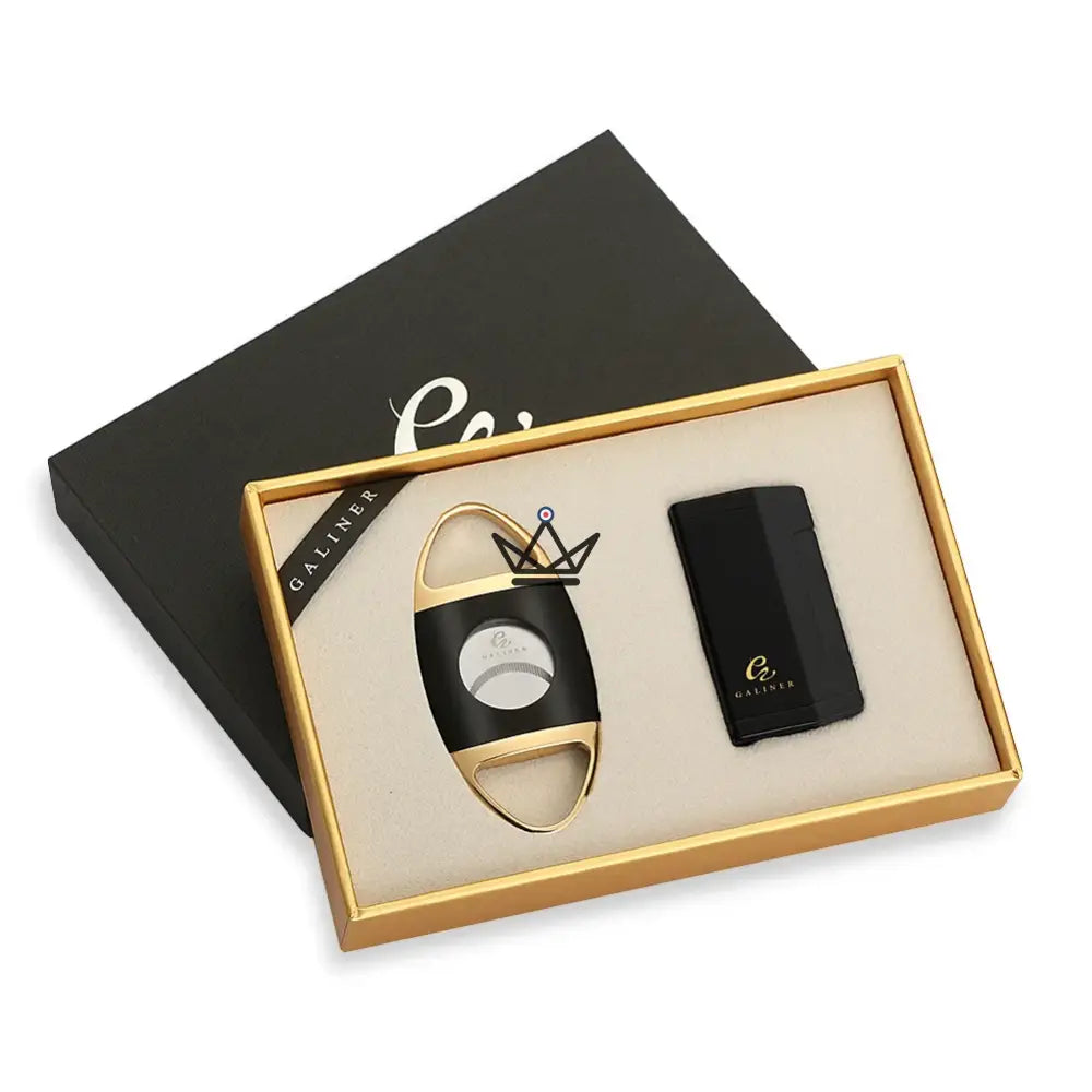 GOLDYR Lighter & Cigar Cutter Set — Blue Flame Torch + 64mm Cigar Cutter | Yellow or Black — view 15