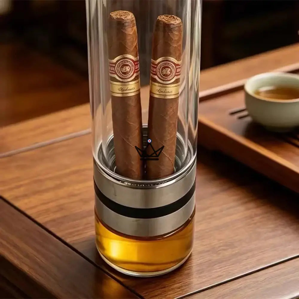 Borosilicate Glass Cigar Infuser 3-5 Cigars - INFUSIO CALICE — view 2