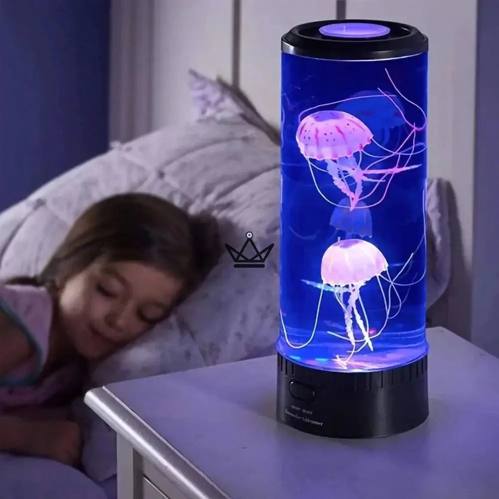Lámpara de medusas LED - ambiente relajante del océano - vista 4