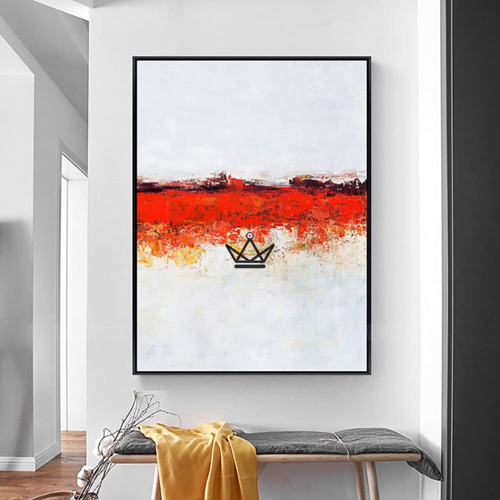 XXL pintura al óleo sobre lienzo - Scarlet Energy - vista 4