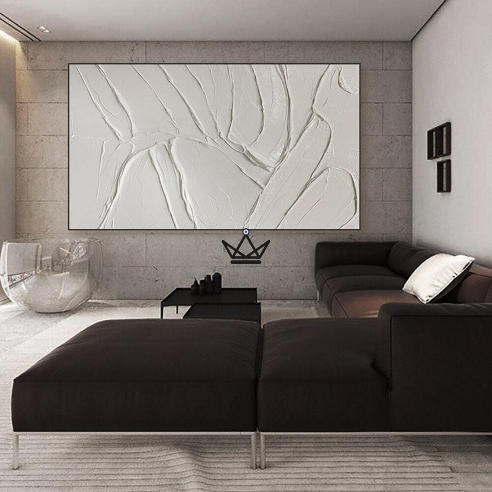 XXL oil painting on canvas - Minimalist Radiance — view 4