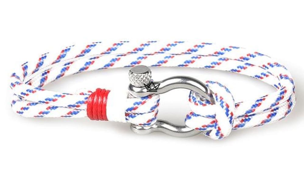 Armband HADOCK – Ankerkette versilbert & Seil – 11 Farben – Ansicht 12