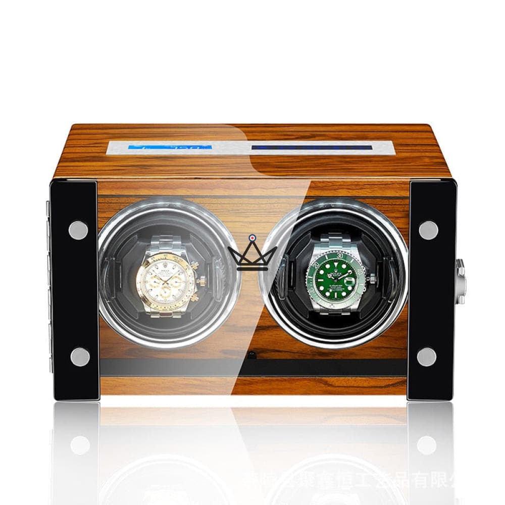 BANGERS Automatic Watch Winder — Wood, 2 to 9 Watches, LED, LCD Screen, Remote Control — view 8