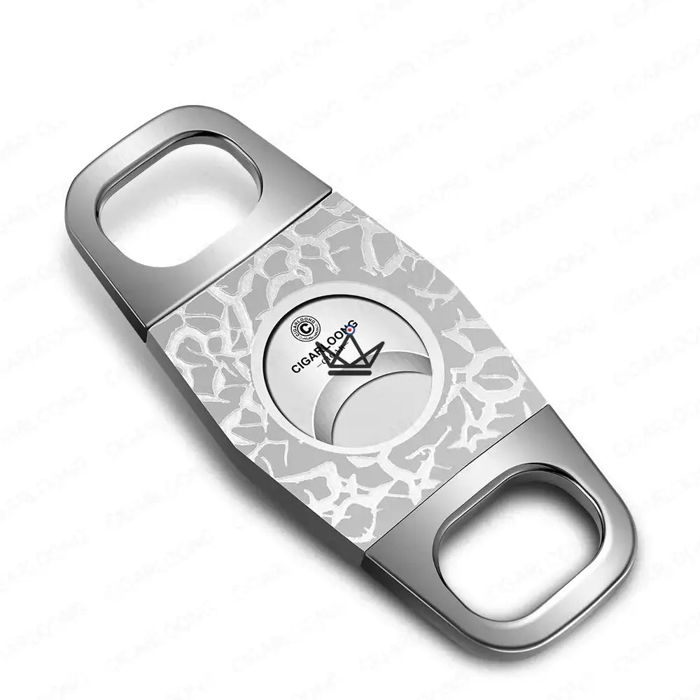 Fractalis Edition Zigarrenschneider — Guillotine mit Doppelklinge aus Edelstahl, Fraktalmuster, Ø 25 mm, 3 Varianten, inklusive stabiler Geschenkbox – Ansicht 12