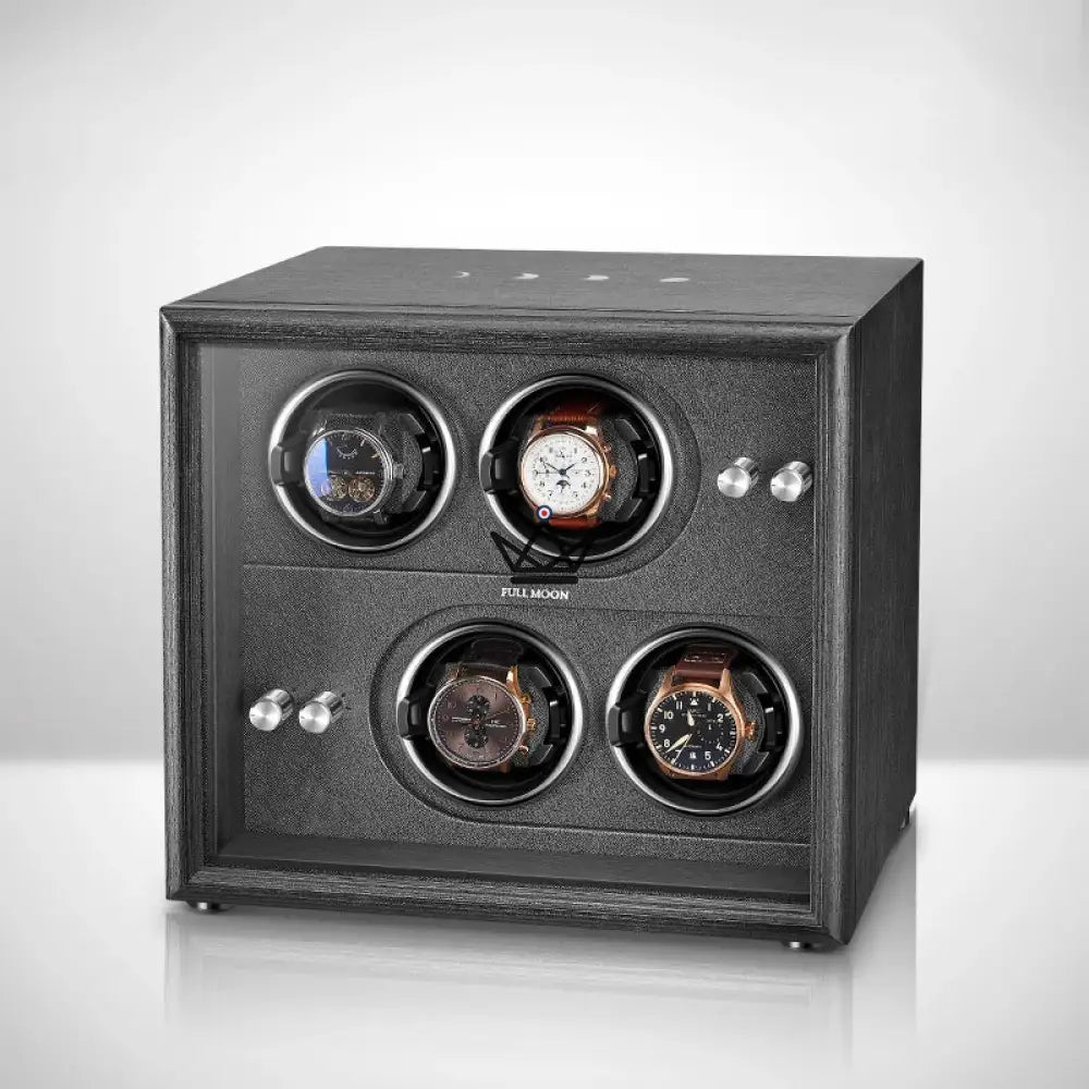 Uhrenbeweger Automatisch FULL MOON — Mondphasen, LED, Antimagnetisch, 2 oder 4 Uhren – Ansicht 13