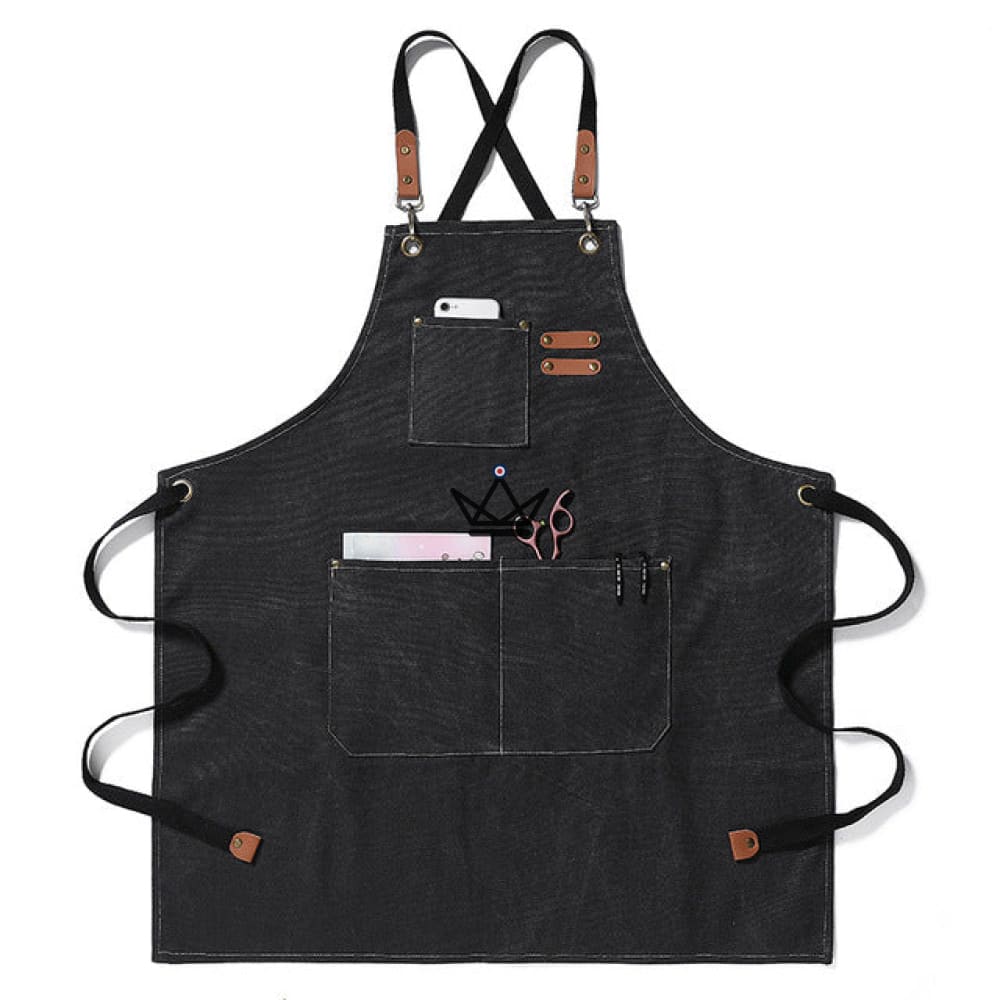Tablier en toile vintage - WEEYI BARISTA - Toile Denim Résistante - 7 Coloris — image 15