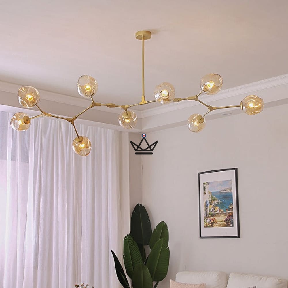 Artikulierte industrielle Deckenleuchte – Branching Bubble Style – Ansicht 21