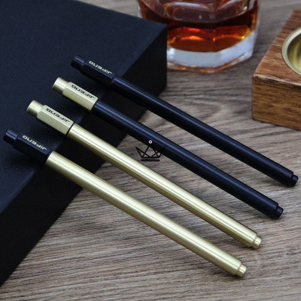 Ultimate Draw Cigar Poker — Stainless Steel, Precision Blades, 88 g, Gold or Black | Gift Box Included — view 2