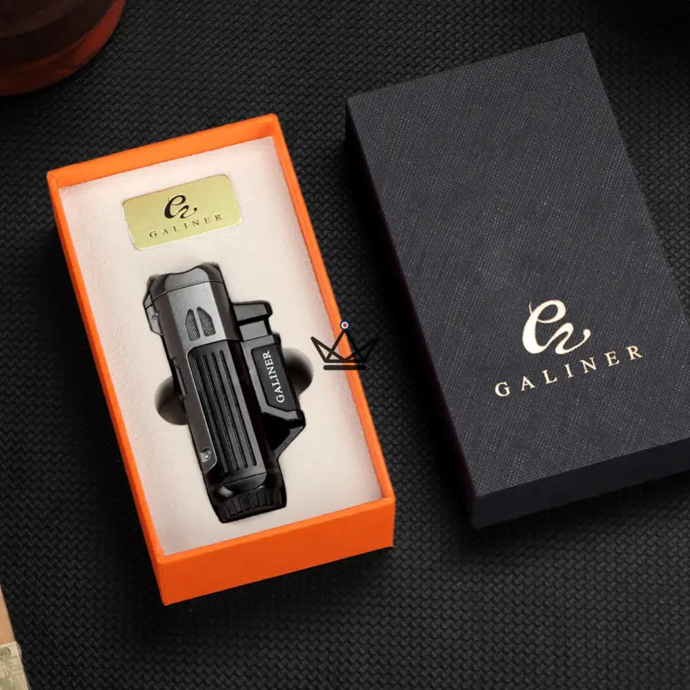 Briquet à Cigare ALISTAIR — Torche Puissante, Poinçon + Aiguille Intégrés | 3 Coloris