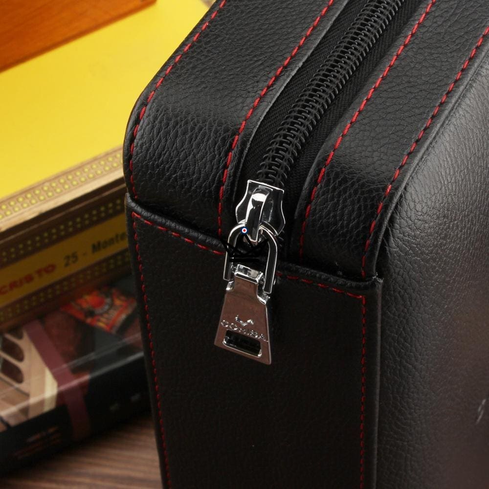 Reise-Humidor aus Leder & Zedernholz – 5 Zigarren | Prime Style – Ansicht 6