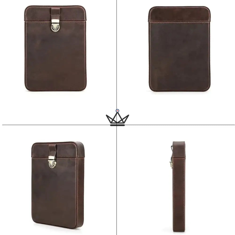 Customizable Leather Cigar Case - Voyageur Slice — view 10