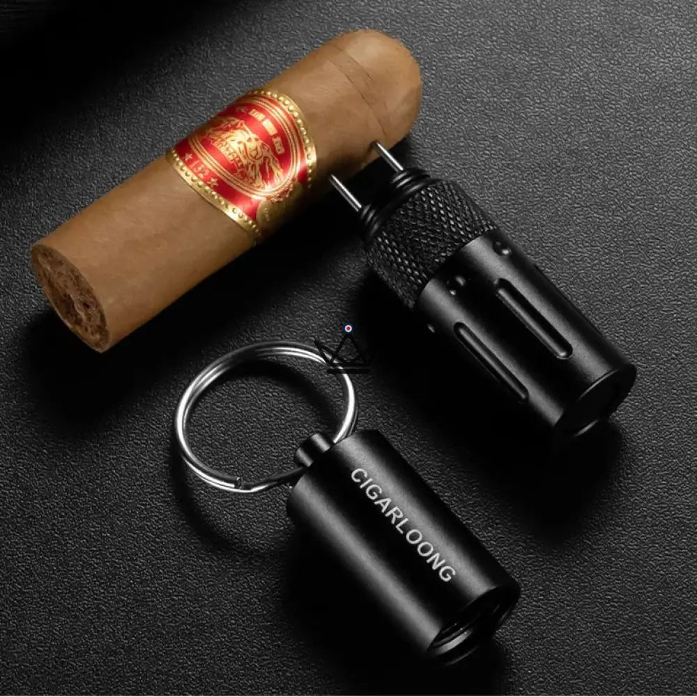 2-in-1 CAPONE Cigar Punch — Stainless Steel, 6 Colors | Gift Box — view 2