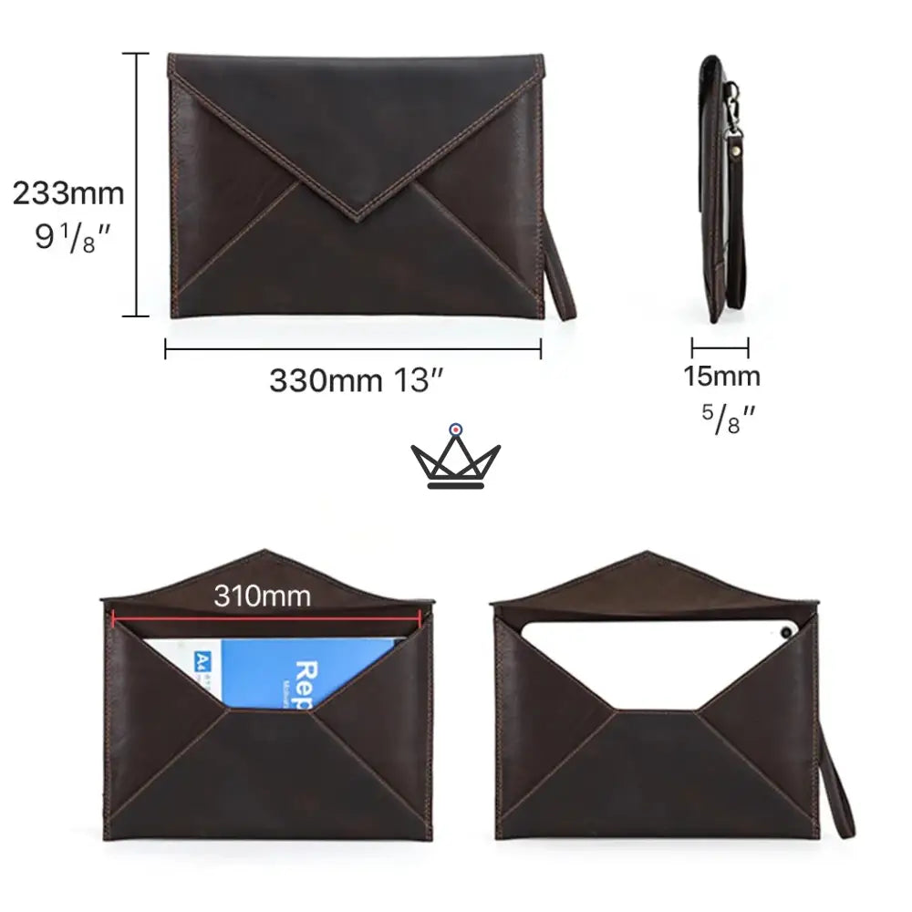 Customizable Leather MacBook Sleeve – Voyageur Memento — view 7