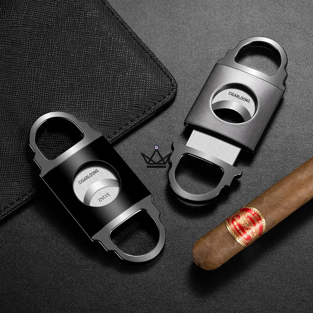 RADIANCE Edition Cigar Cutter - Stainless Steel Alloy, 9.5 x 4 cm | 6 Finishes, Gift Box — view 2