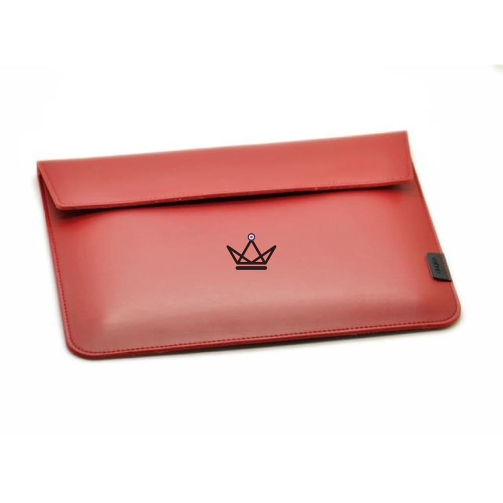Leather case for MacBook Pro - JOJO — Matte Red / 15.4"