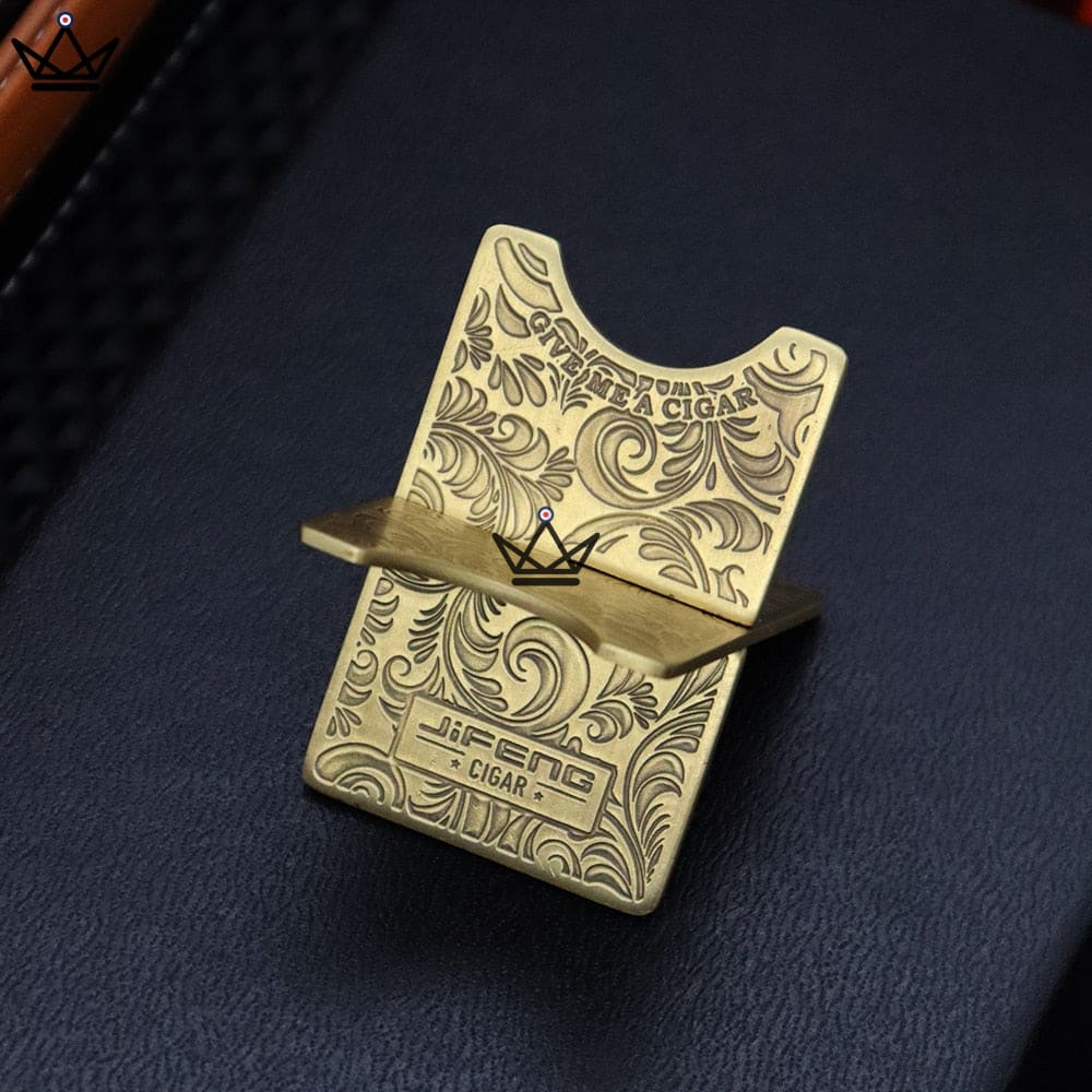 Heritage Edition Cigar Holder — High Quality Copper, Western Cross Design | Cigar — view 2