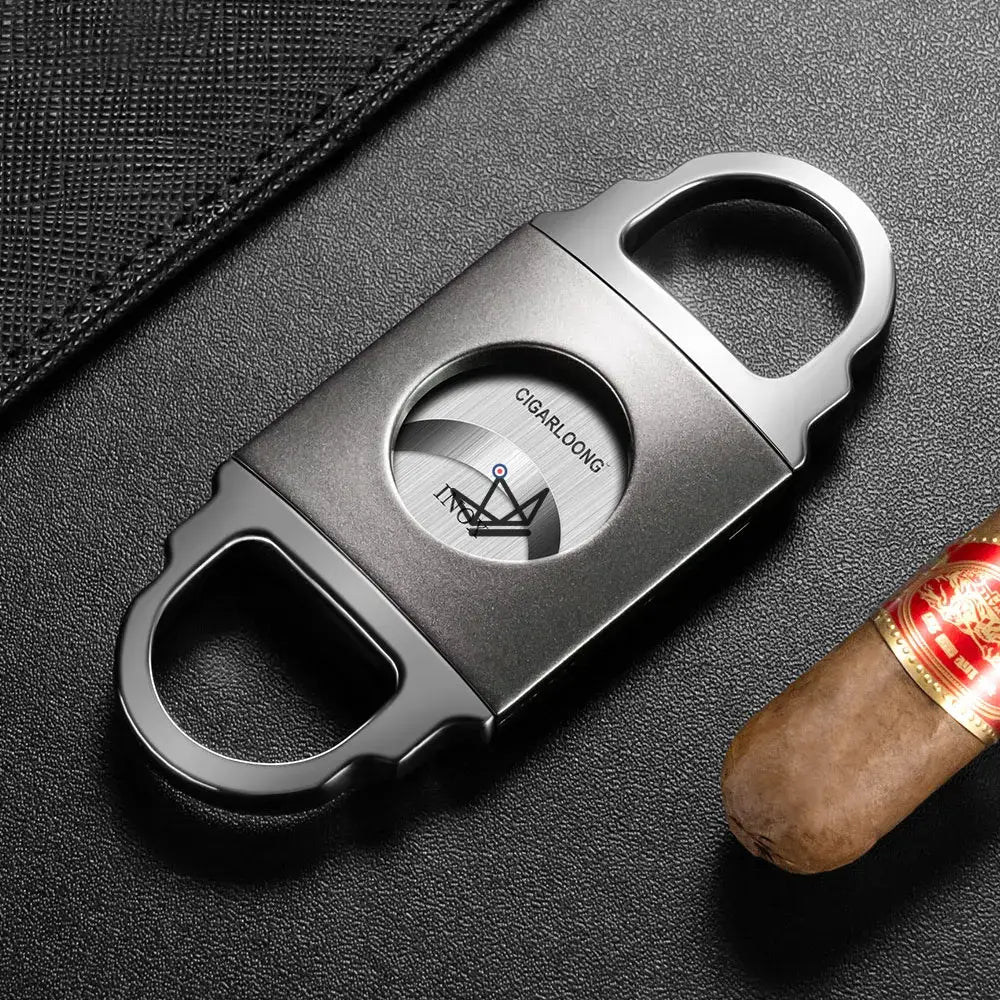 Zigarrenschneider Edition RADIANCE - Edelstahllegierung, 9,5 x 4 cm | 6 Ausführungen, Geschenkbox – Ansicht 3