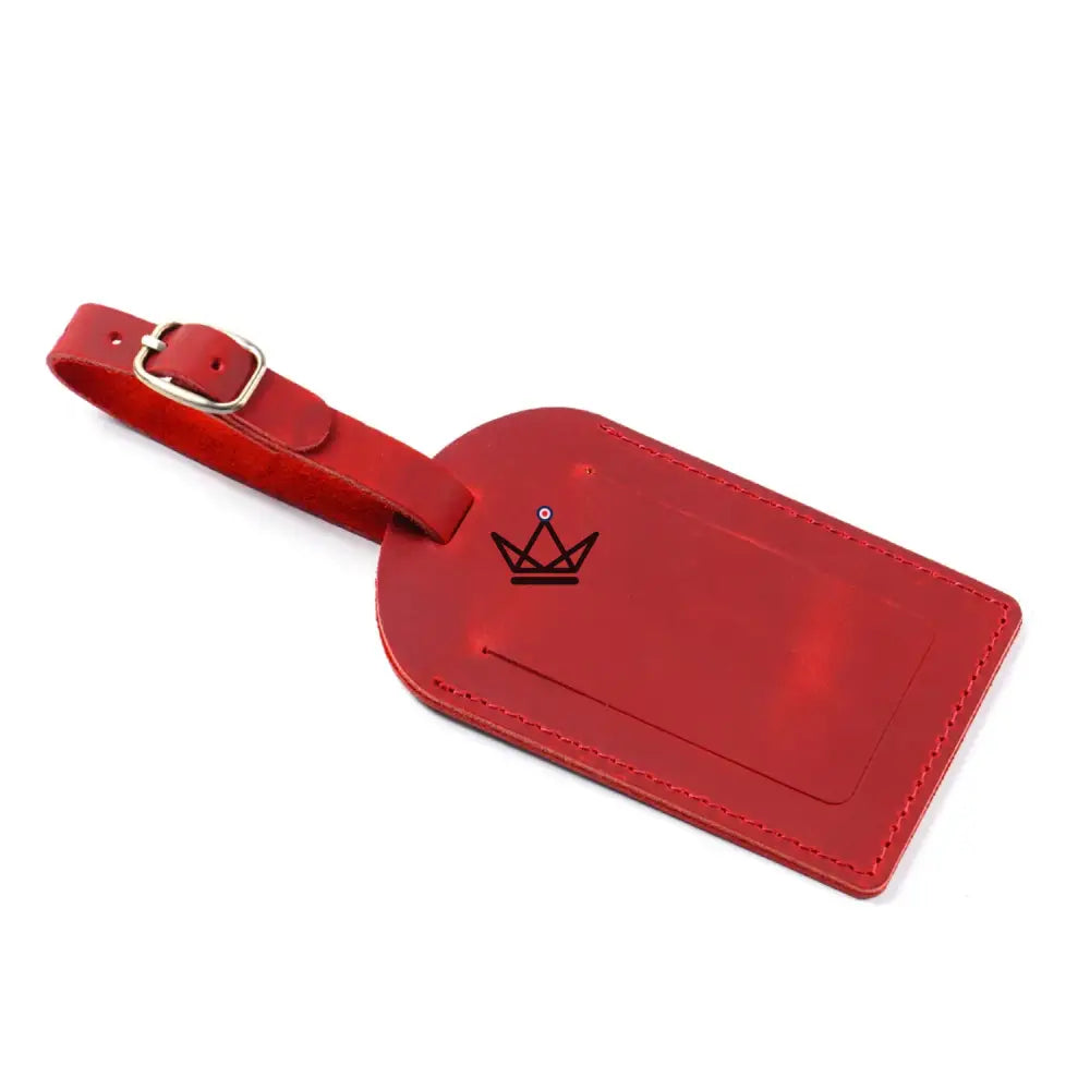 Customizable Leather Luggage Tag – Voyageur Tag — view 14