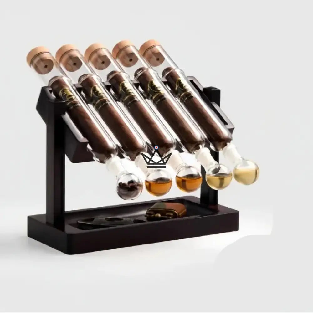 INFUSIO SCALA 5-Tube Cigar Infuser — Borosilicate Glass, Horizontal, 73 Ring — view 4