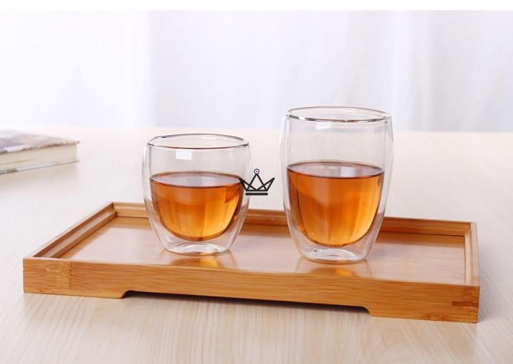 Double-Walled Insulated Glass with Bamboo Lid - 3 Sizes — view 4