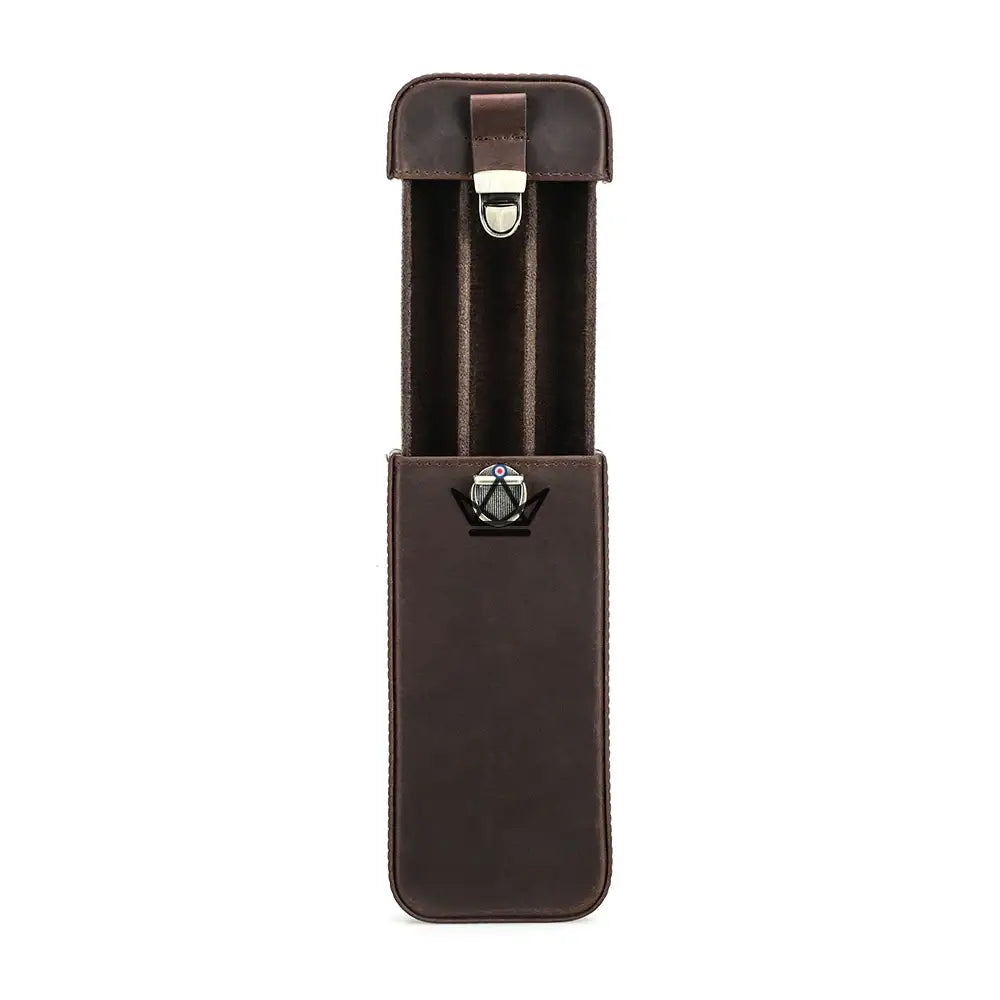 Customizable Leather Cigar Case - Voyageur Slice — view 9
