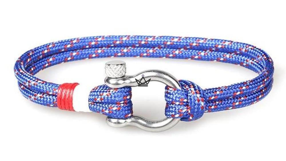 Armband HADOCK – Ankerkette versilbert & Seil – 11 Farben – Ansicht 7