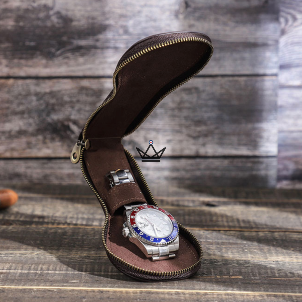 Estuche personalizable para relojes de lujo - Voyageur Monteguardia Unum